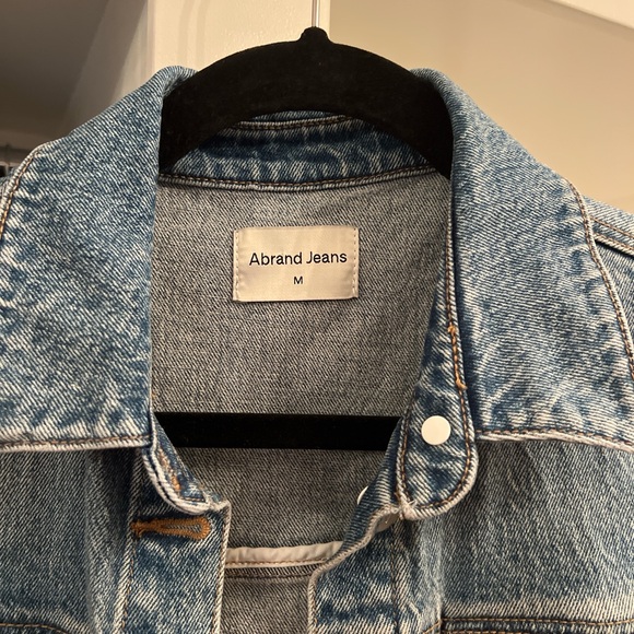 REVOLVE A brand lula Denim Mini Dress size medium worn - Picture 3 of 4